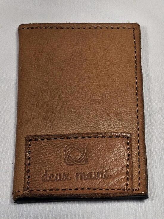 Handbags - Deux Mains Cardholder Wallet Artisan Handmade Fair Trade Genuine Leather